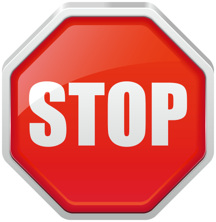 Знак stop