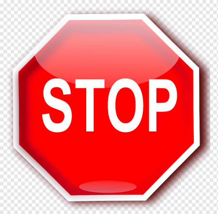 Знак stop