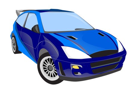 Мультяшный автомобиль