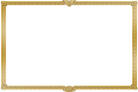 Тонкая Золотая рамка
