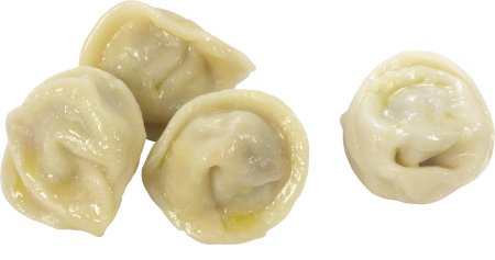 Пельмени на прозрачном фоне