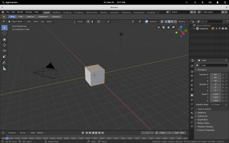 Blender 3d 2.8 Интерфейс