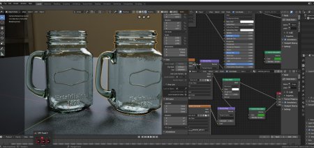 Стекло в Blender 2.8 Cycles