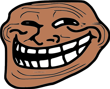 Лицо троллфейс