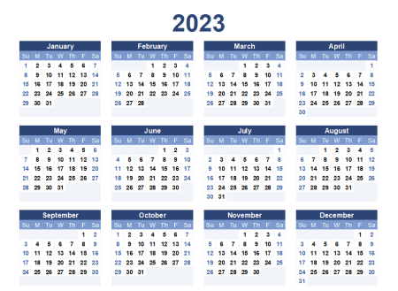 Календарик 2023