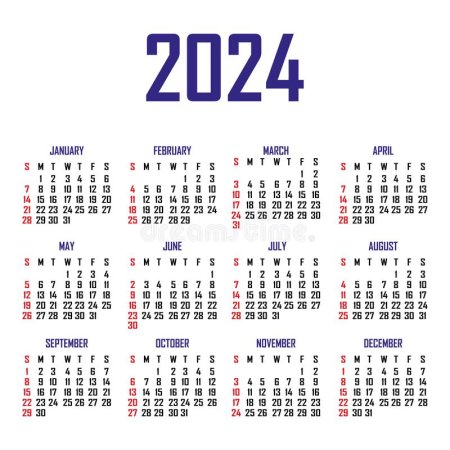 Календарь 2024 года