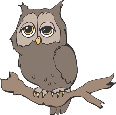 Owl мультяшная