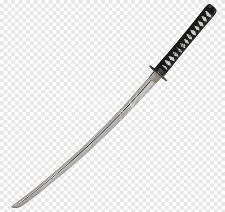 Katana вид сбоку PNG