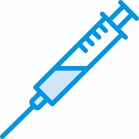 Шприц трафарет