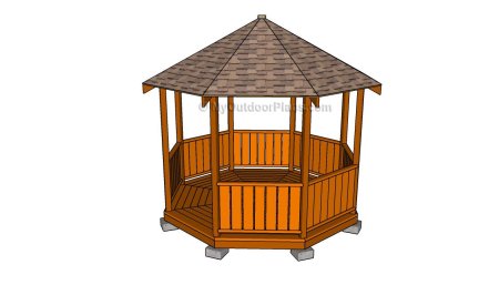 Беседка детская круглая деревянная
