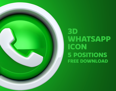 Значок ватсап 3d