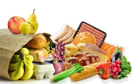 Фон для магазина продуктов
