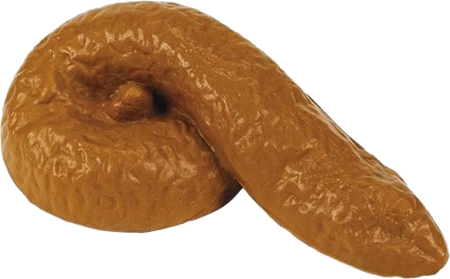 Какашка на прозрачном фоне