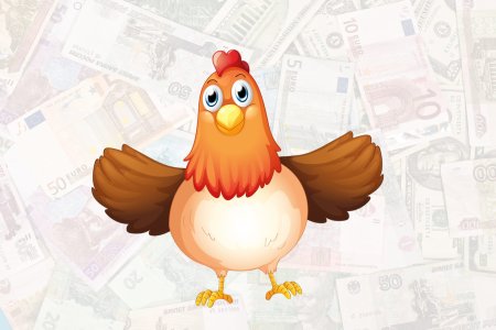 Курица мультяшная
