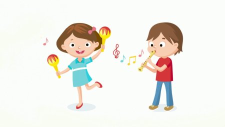 Дети поют и танцуют
