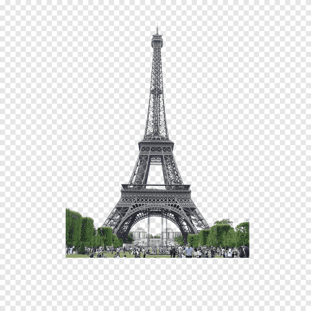 Paris на белом фоне