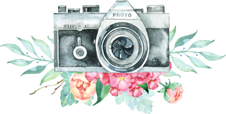 Фотоаппарат акварель