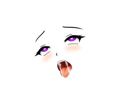Ahegao без фона