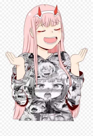 Ахегао Манга Zero two