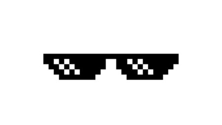 Солнцезащитные очки Thug Life Sunglasses 8 bit Pixel Dea