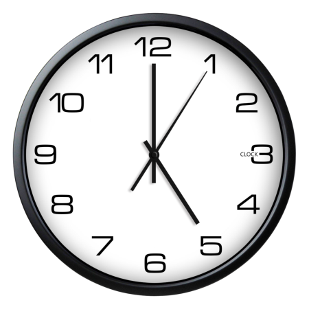 Часы 17:00