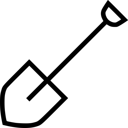 Лопата svg