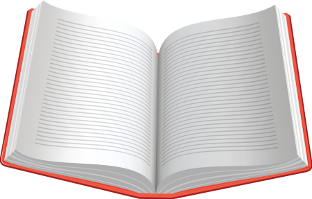 Книга на белом фоне