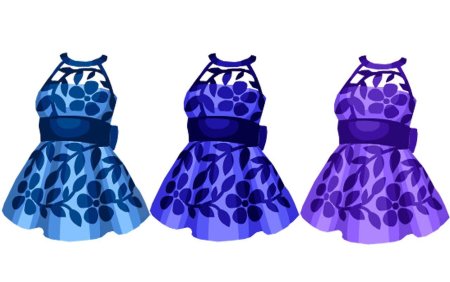 Одежда на белом фоне