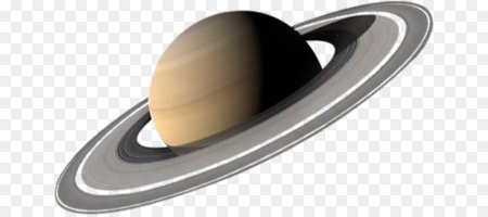 Сатурн на прозрачном фоне