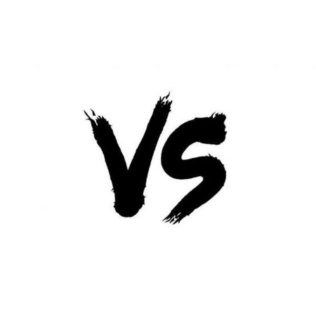 Vs на белом фоне