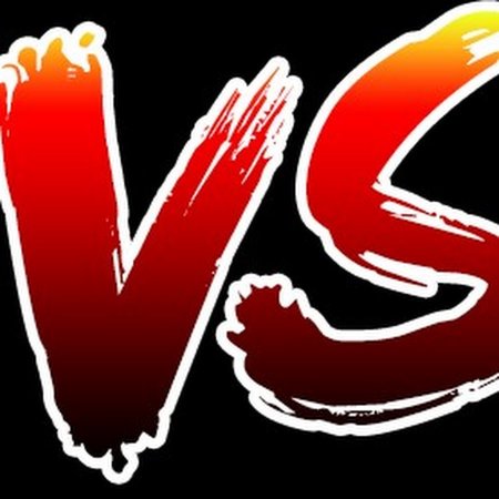 Надпись vs