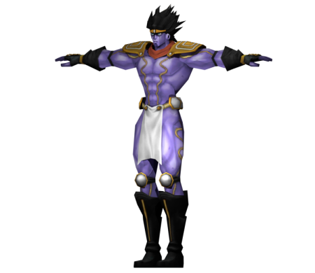 Star Platinum face texture