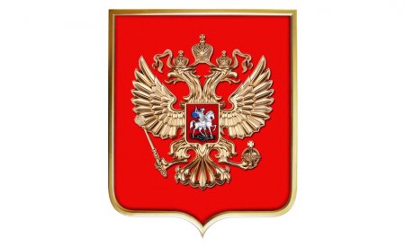 Герб РФ на белом фоне
