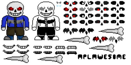 Sans Sprite в битве