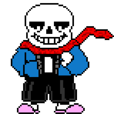 Undertale спрайты Санса