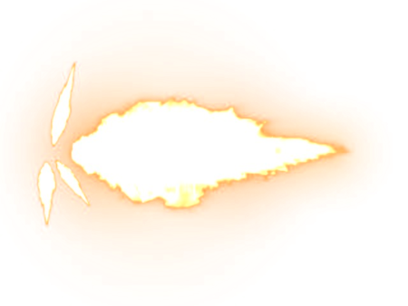 Эффект выстрела без фона