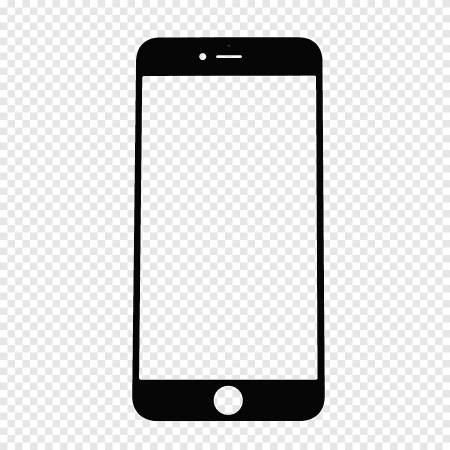 Шаблон смартфона с пустым экраном