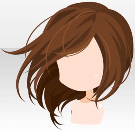 Чиби причёски для девушек