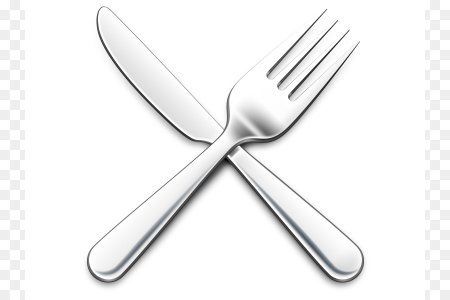 Перекрещенные ложка и вилка