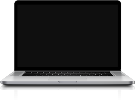 MACBOOK на белом фоне