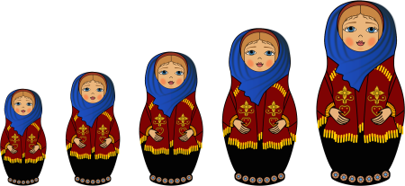 Матрешка без фона