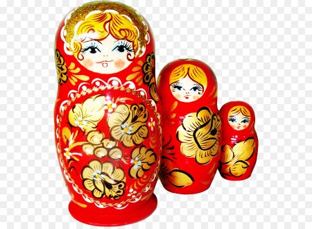 Матрешка без фона