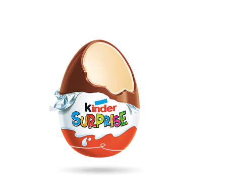 Киндер на прозрачном фоне