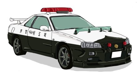 Аниме полиция машина