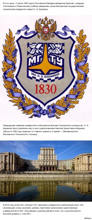 МГТУ им Баумана эмблема Старая