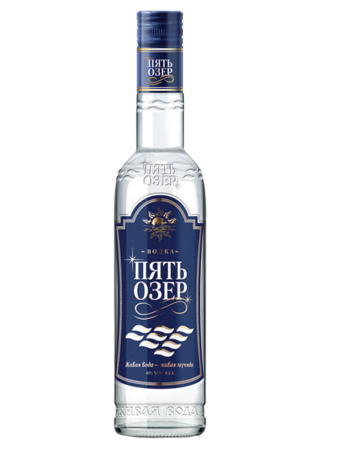Водка 5 озёр 0.5