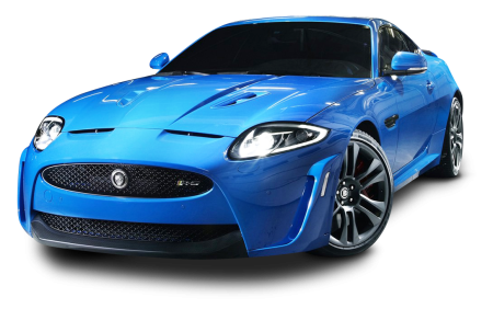 Jaguar XKR синий
