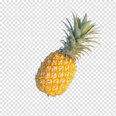 Ананас на прозрачном фоне для фотошопа