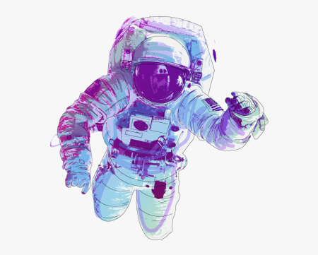 Космонавт без фона