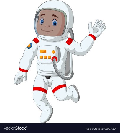 Мальчик космонавт вектор